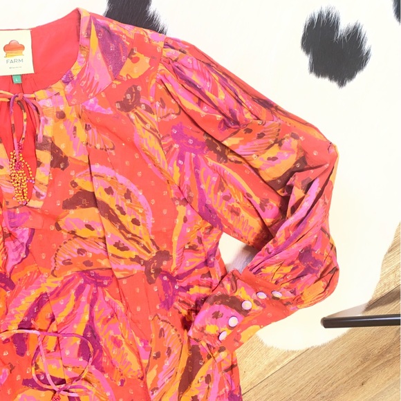 Farm Rio Banana Juice Mini Dress - Picture 7 of 8